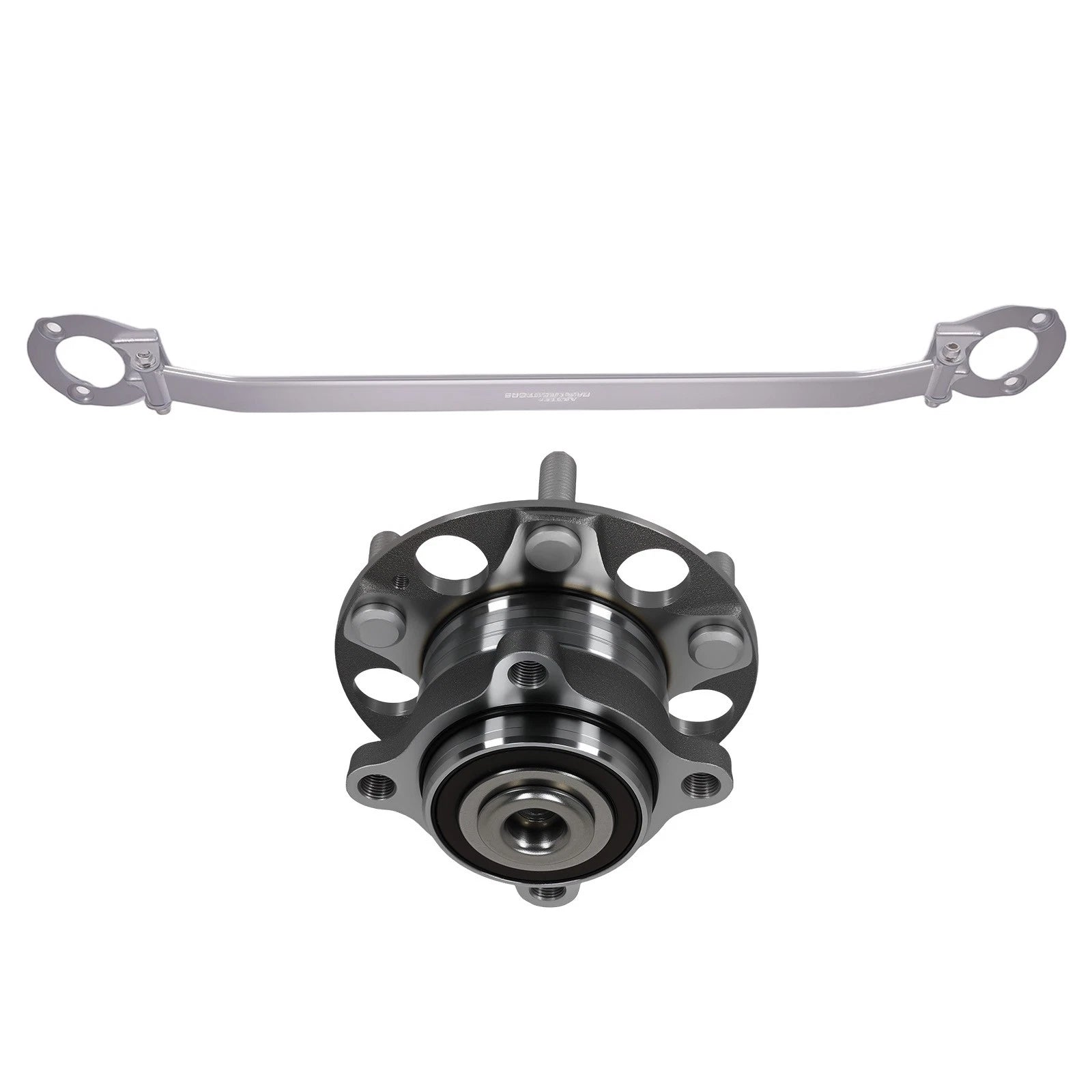 Front Upper Strut Tower Bar + Rear Wheel Hub Bearing for Honda Accord (2008–2012)