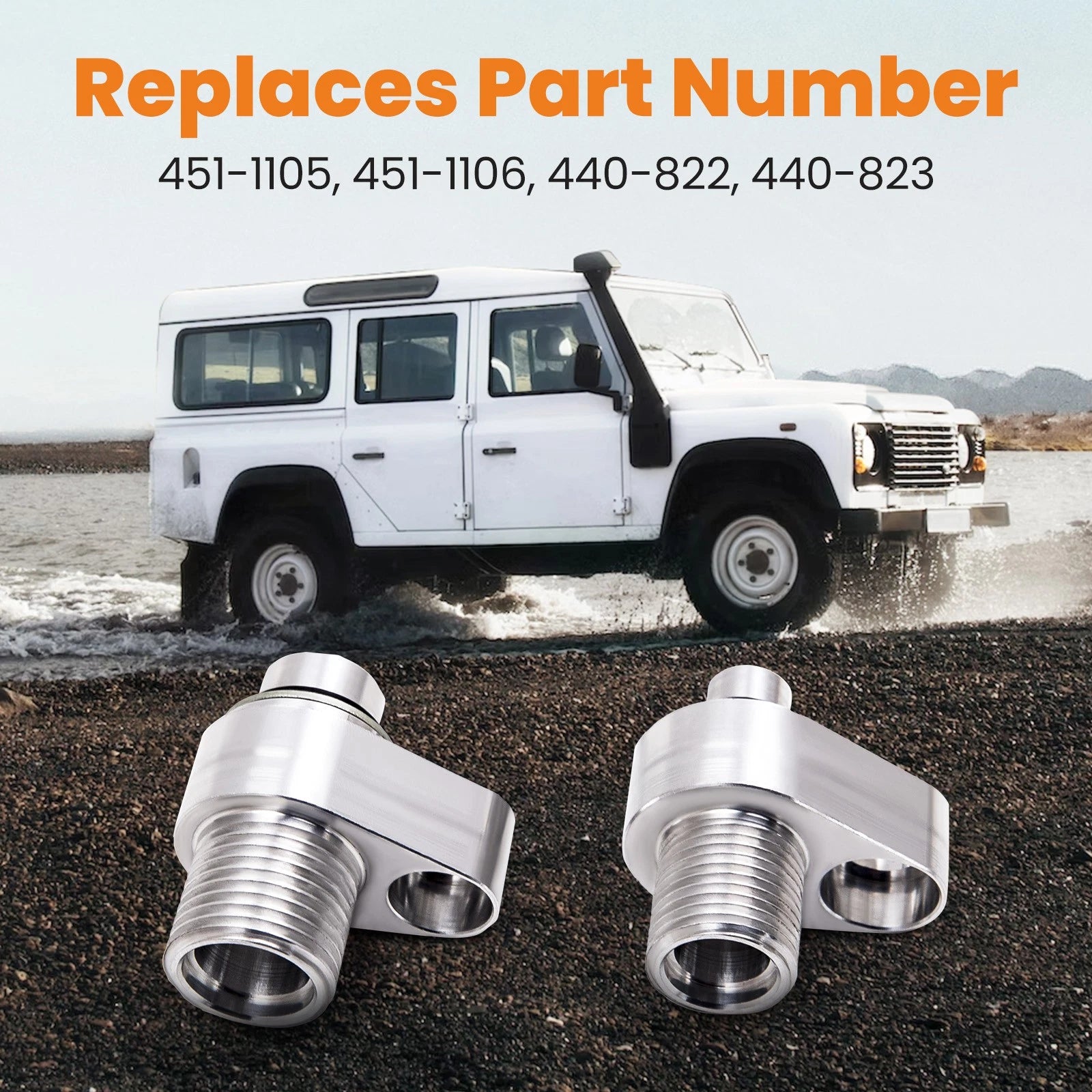 A/C Compressor Adapter Fittings Set for LS Engine Swap (10S17F, 10S20F)