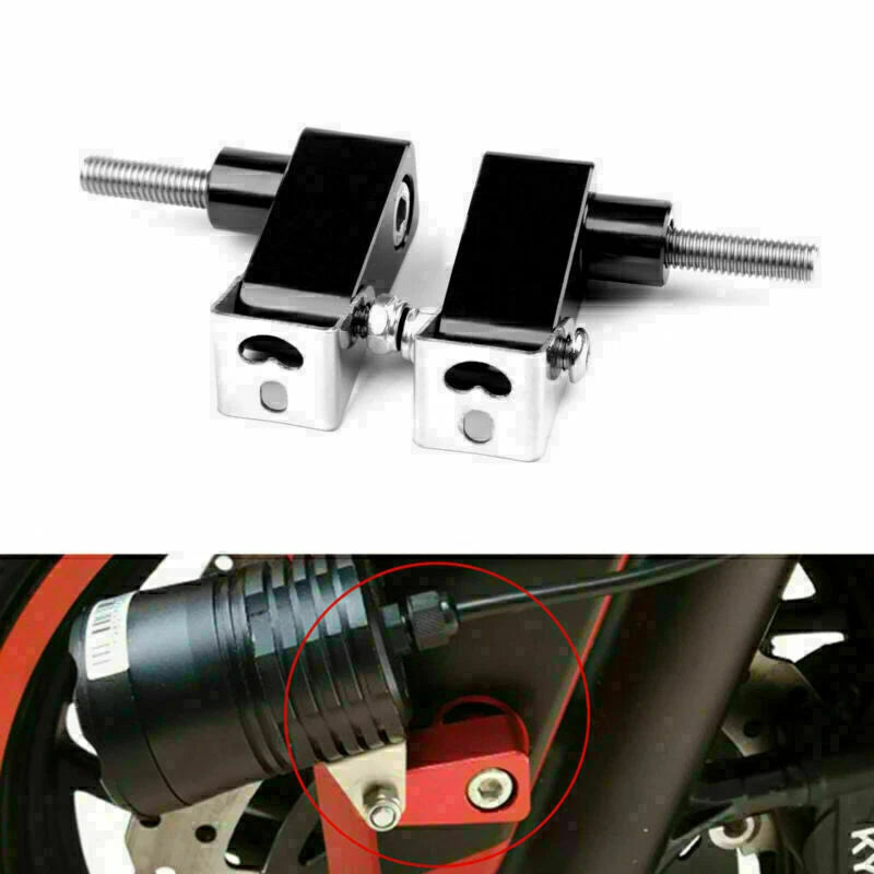 2Pcs Lower Fork Mount Spotlight Holder Bracket for XMAX 125/250/300 (2017–2023)