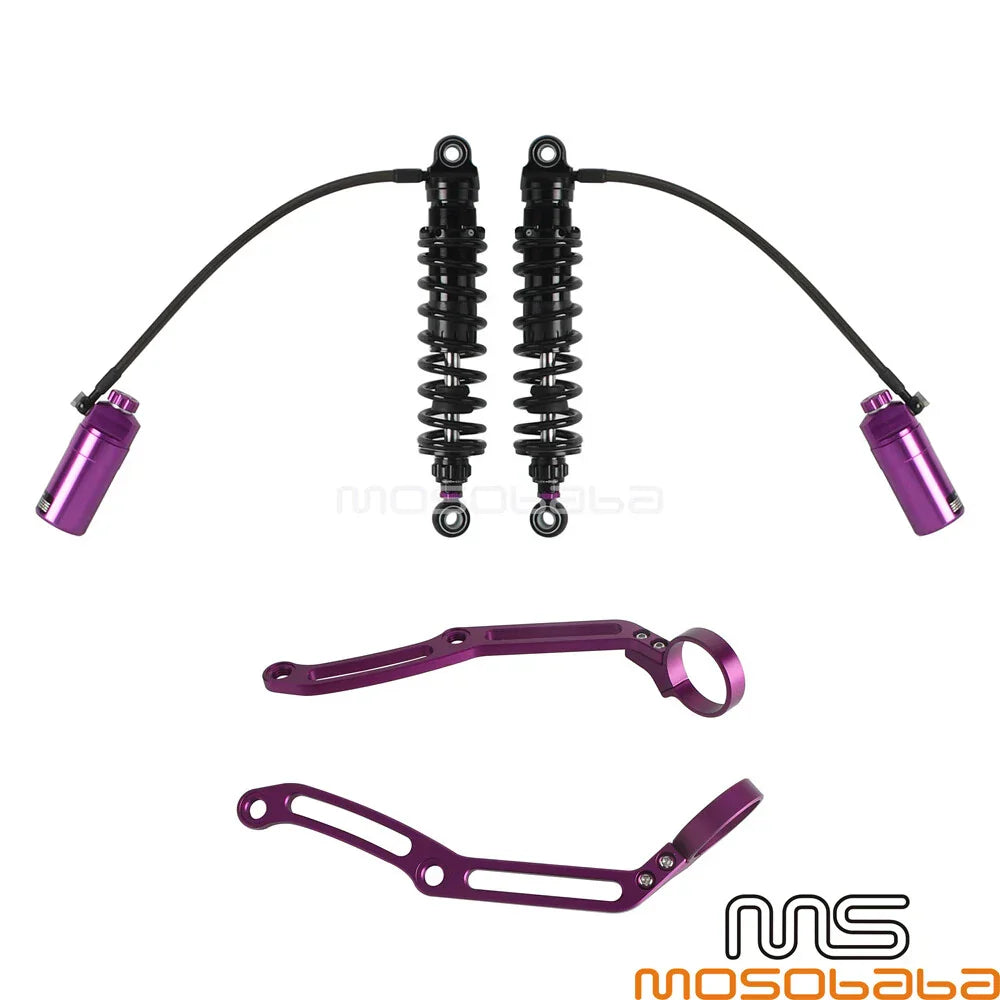 Remote Reservoir Rear Shocks for Harley Touring Electra Glide (2014-2023)
