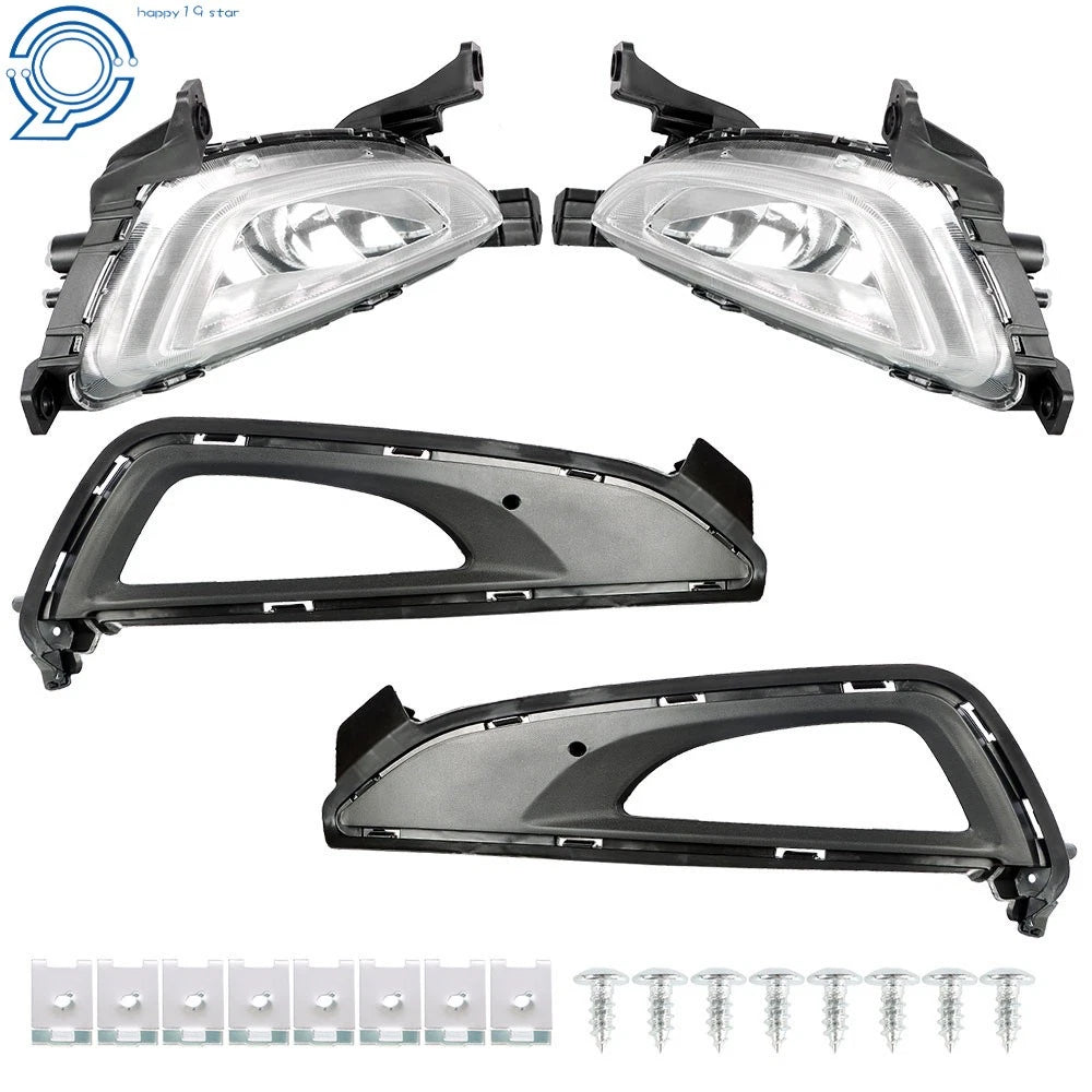 Set of 2 Front Bumper Fog Lights for Hyundai Tucson (2016–2018)