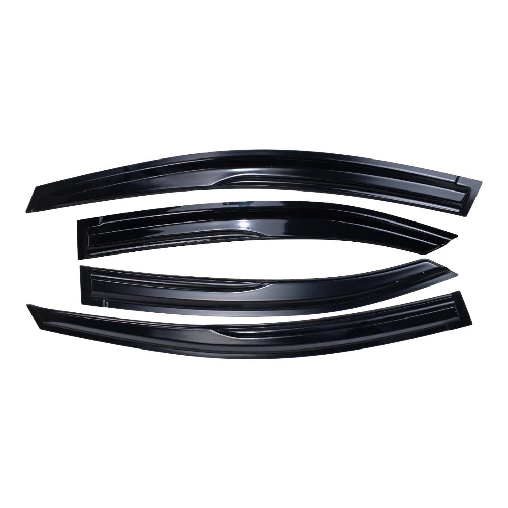 Wavy M Style Window Visors Rain Guards for Subaru WRX (2022–2025)