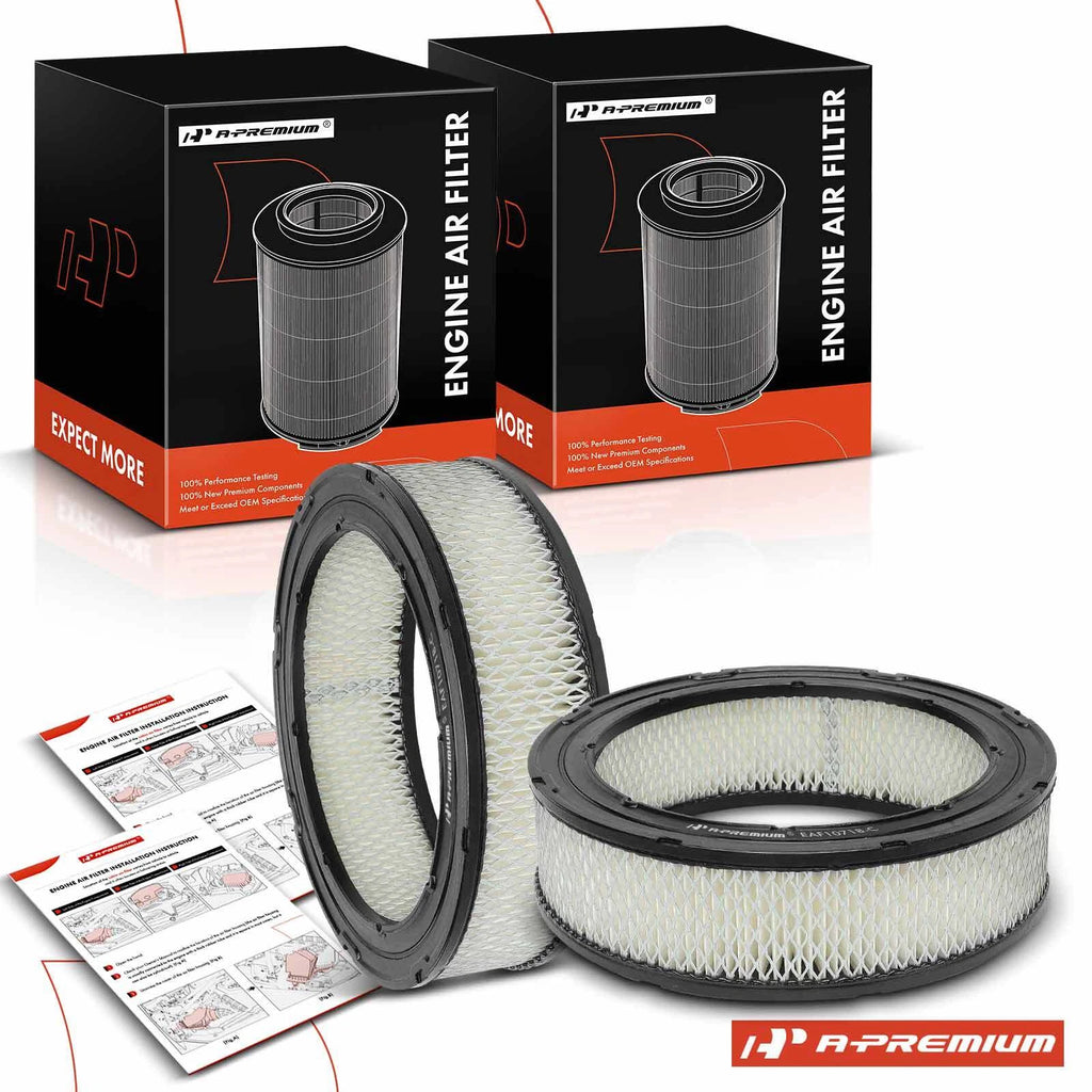 2X Engine Air Filter for Jeep Cherokee (1974–1983)