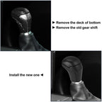 Automatic Gear Shift Knob for Toyota Tacoma (2016–2023) Black Wood Pattern