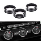 AC Climate Control Ring Knob Covers for VW MK7 Golf GTI (2015–2021)