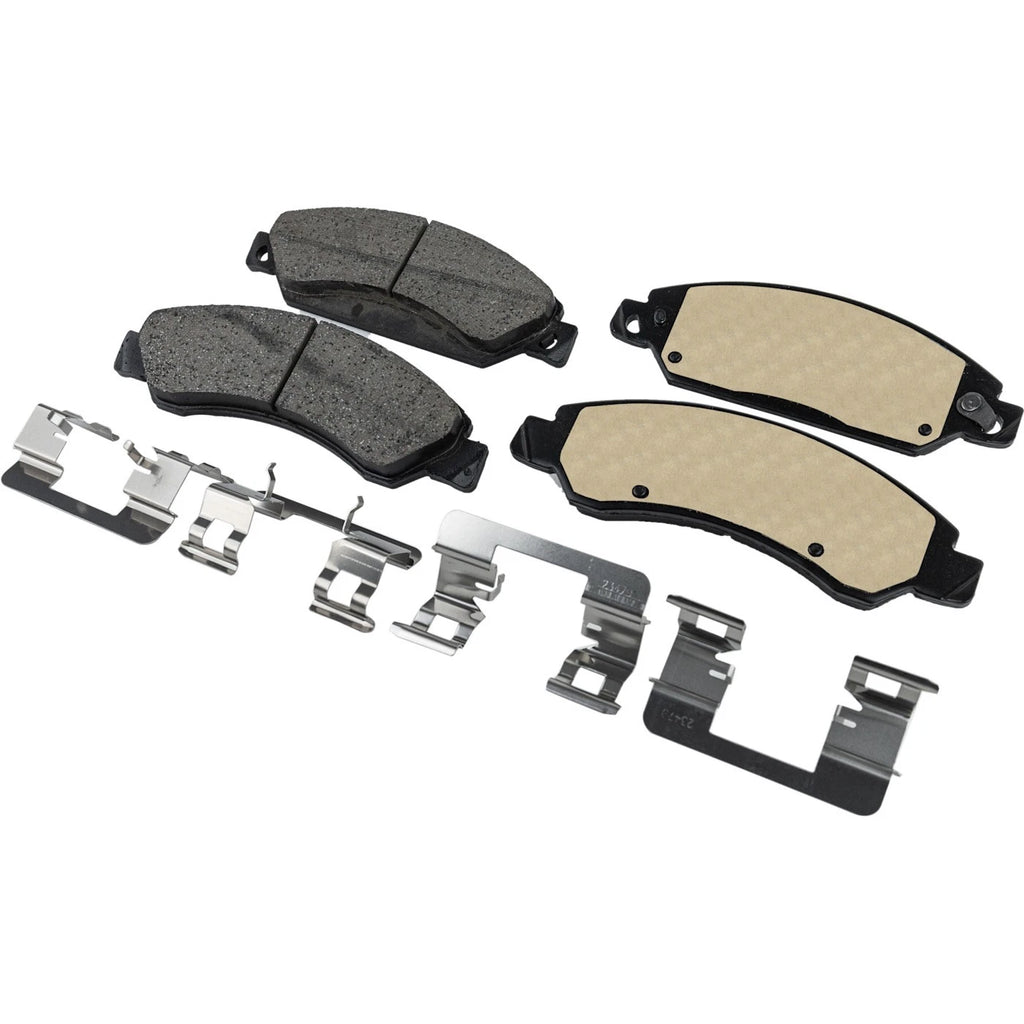 Disc Brake & Pad Kit for Chevy Tahoe (2007) - Cross-drilled Ceramic Pads