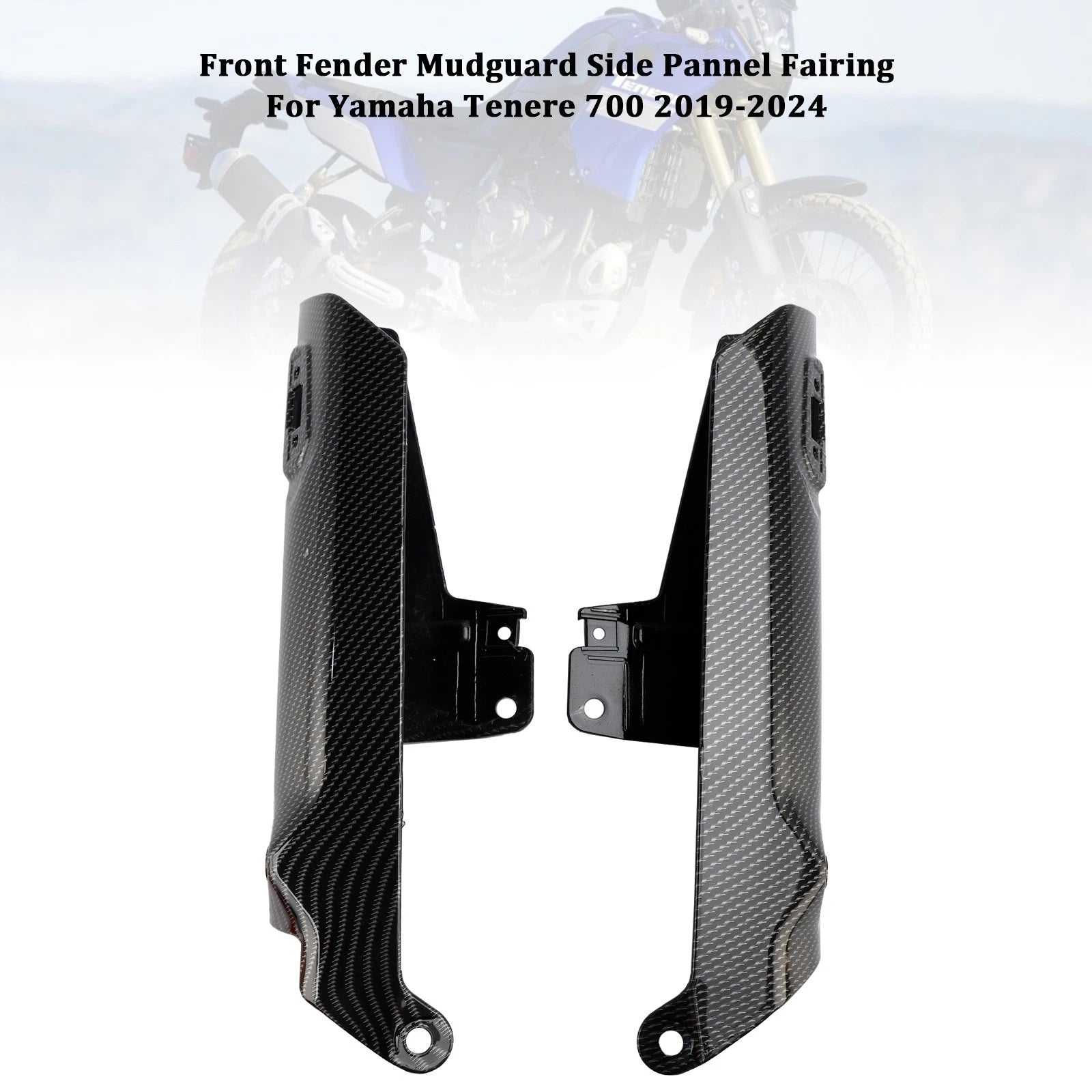 Front Fender Side Panel Protector for Yamaha Tenere 700 (2019–2024) Carbon
