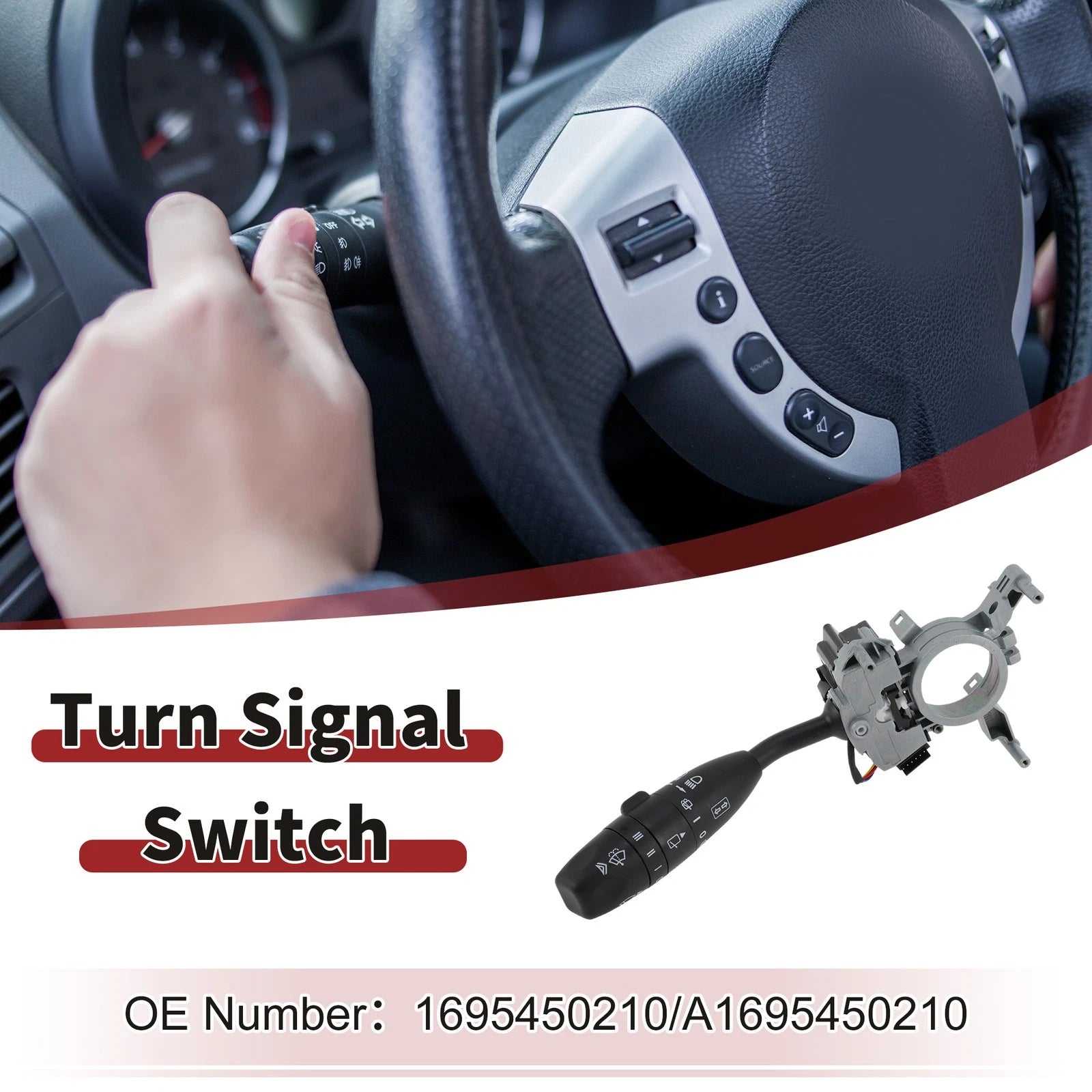 Turn Signal Switch No.1695450210 for Mercedes-Benz A-Class (W169) A 150 (2004–2012)