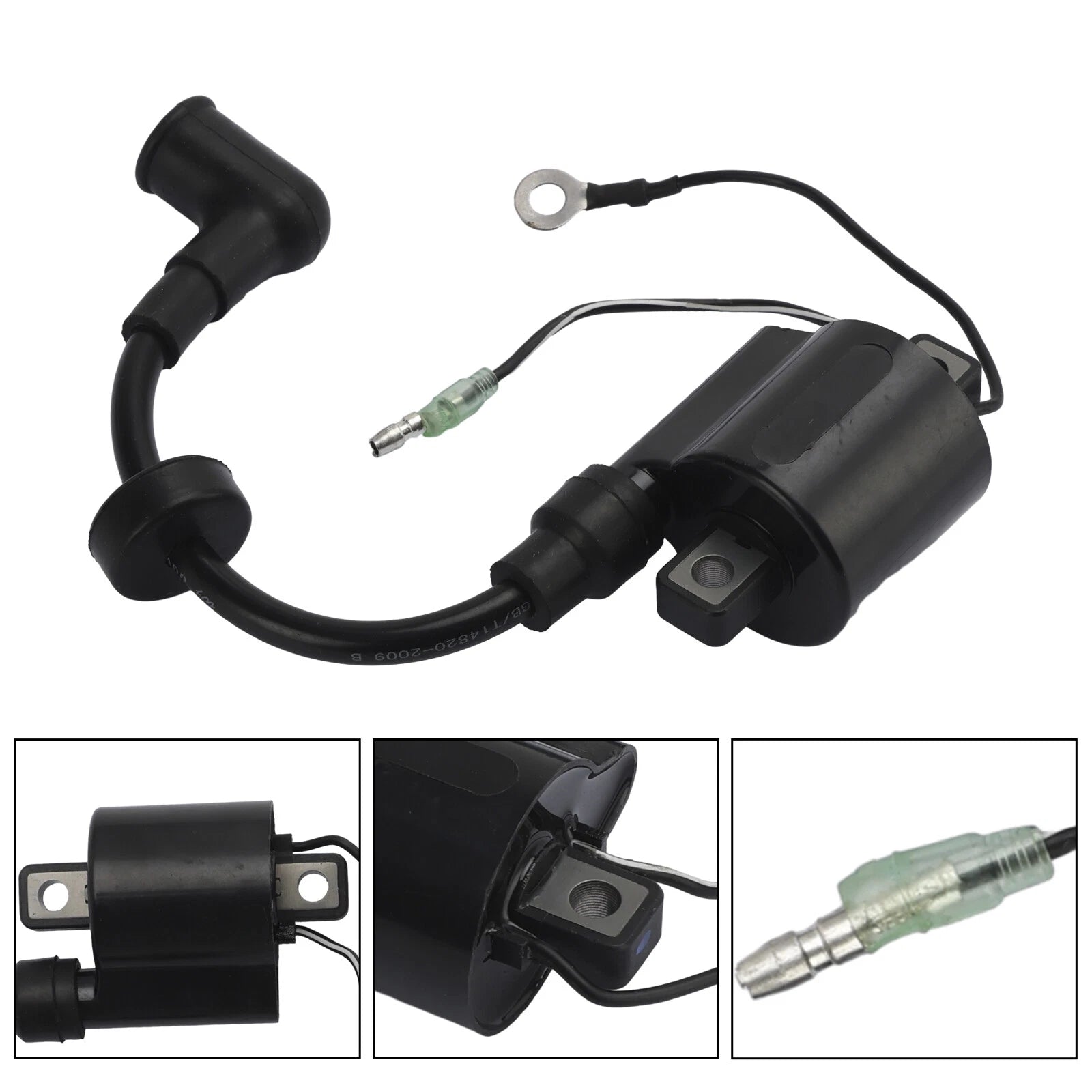 Ignition Coil for Yamaha 25HP 25J ETOS/L 30HP 30D MHS/L MS/LH (1990–2023)