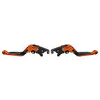 CNC Orange Extendable Brake Clutch Levers for STREET TWIN THRUXTON/StreetCup (2016-2023)