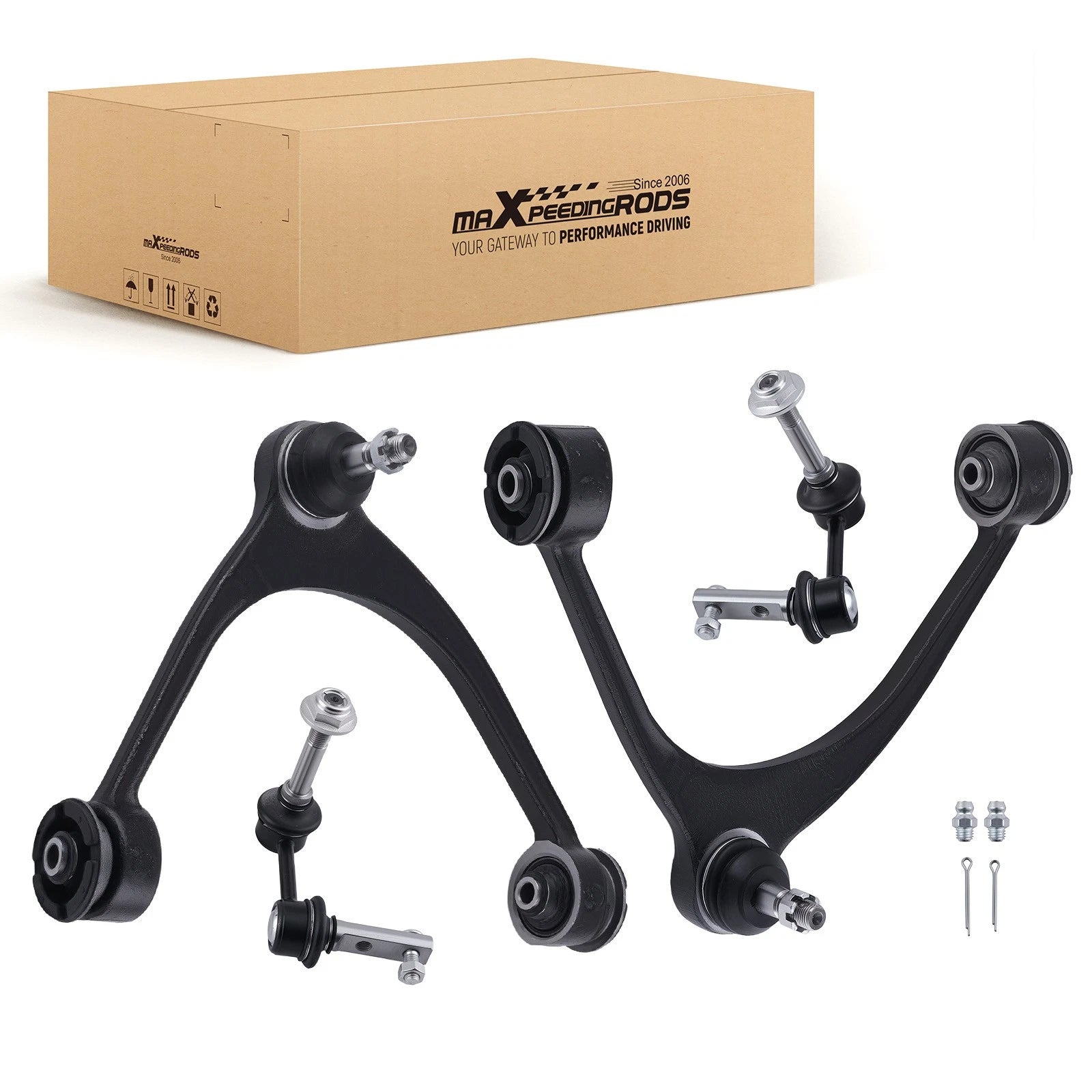 Set of 4 Front Upper Control Arm Ball Joints for Lexus GS300 GS400 GS430 SC430 (1993–2010)