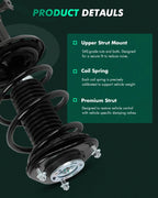 Front Complete Strut w/ Coil Spring for Mazda MPV (2000–2006)