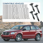 Set of 4 Ignition Coils for Dodge Caliber Avenger Jeep Compass (2007-2012)