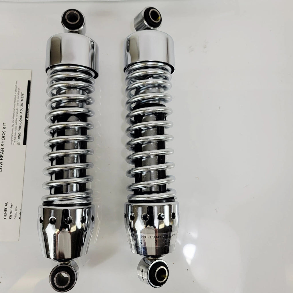 Rear Shocks & Kickstand Lowering Kit for Harley-Davidson Sportster (2004–2022) Chrome