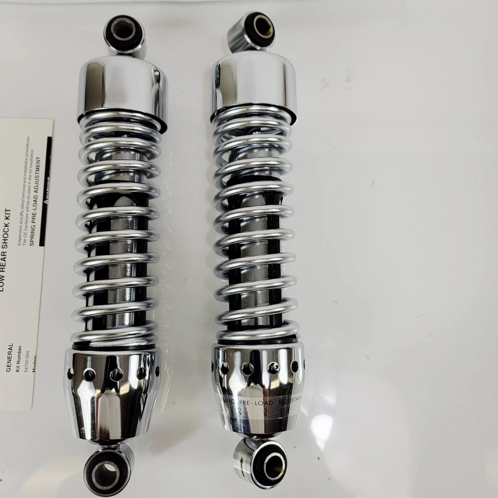 Rear Shocks & Kickstand Lowering Kit for Harley-Davidson Sportster (2004–2022) Chrome