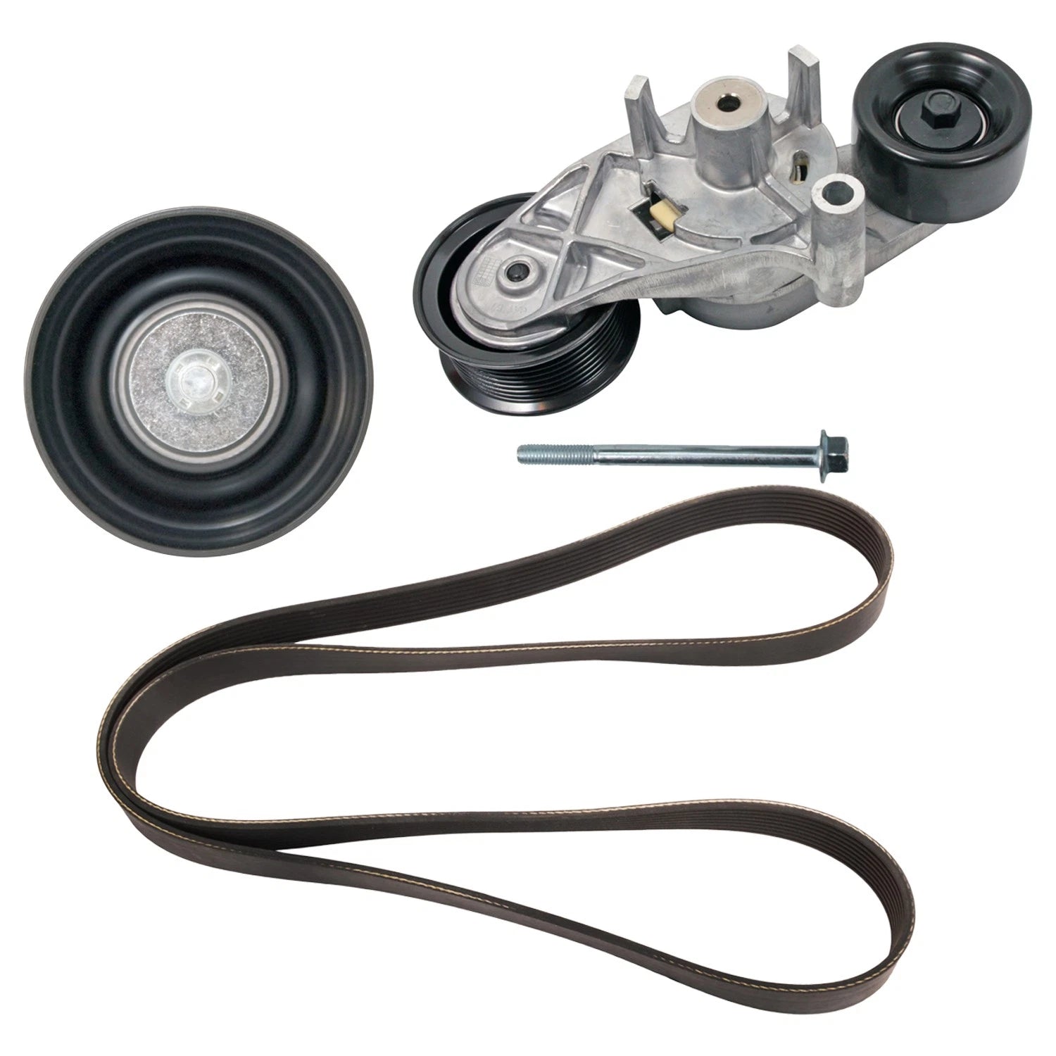 Drive Belt Idler Pulley Tensioner Kit for F-250 Super Duty 6.0L V8 (2003–2007)
