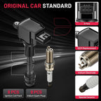 8pcs Spark Plug and Coil Packs UF501 for Nissan Pathfinder Armada (2004)