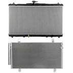 Aluminum Radiator & AC Condenser Cooling Kit for Lexus ES350 (2016–2018)
