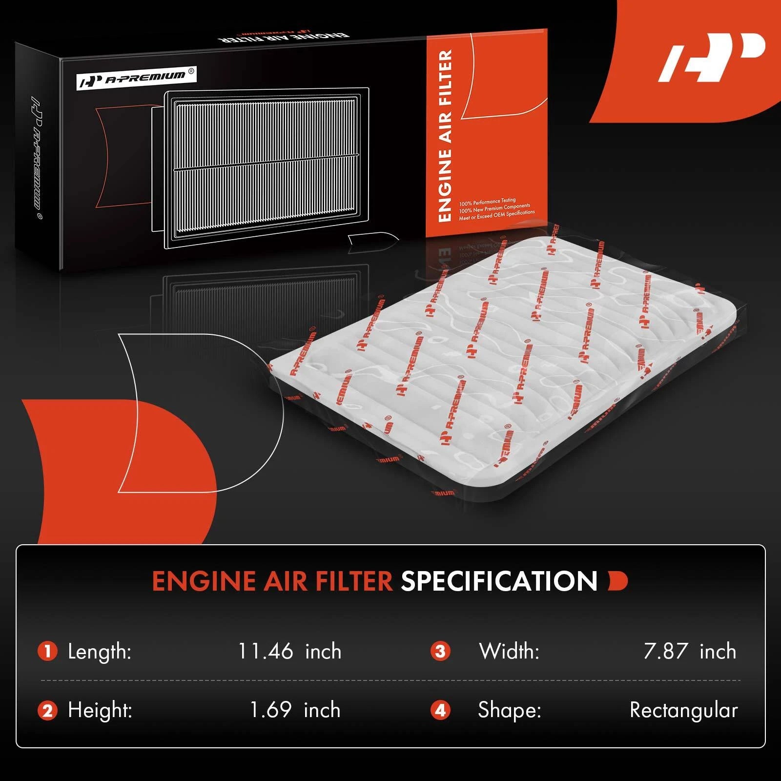Engine & Activated Carbon Cabin Air Filter for Toyota Camry (2007-2017)
