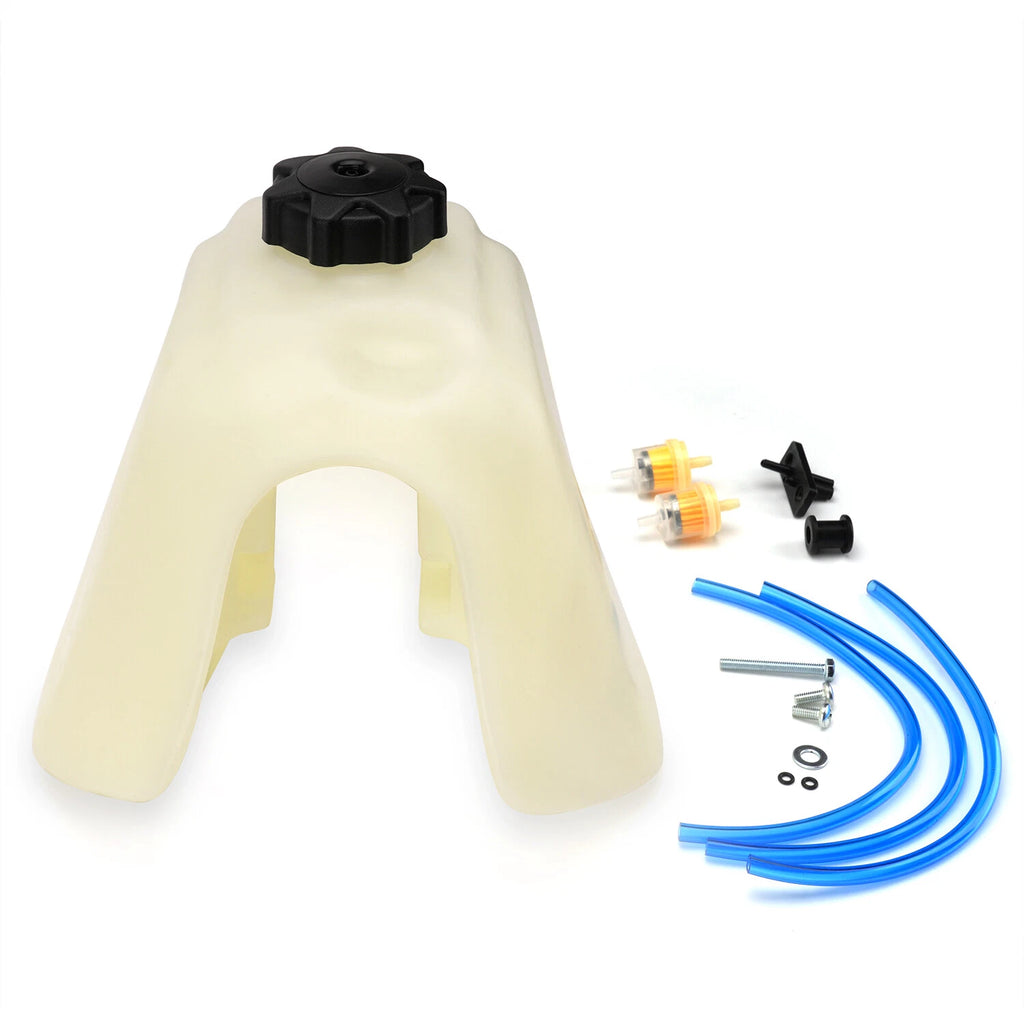 Plastic Gas Tank with Gas Cap Petcock for Honda TRX125 Fourtrax (1985–1986)