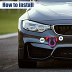 Front Bumper Tow Ring for Universal Trailer Hitch