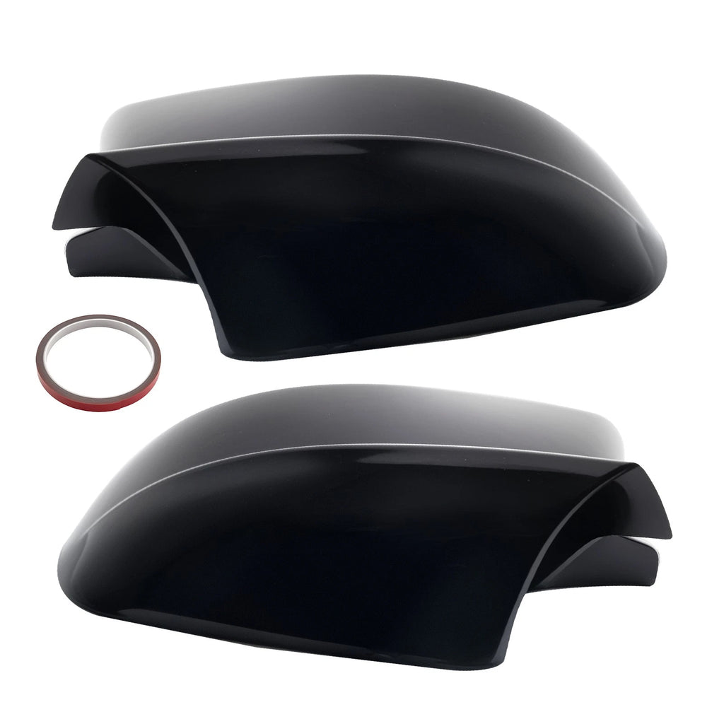Set of 2 Mirror Covers for Dodge Charger Chrysler 300 (2011–2023) Black ABS