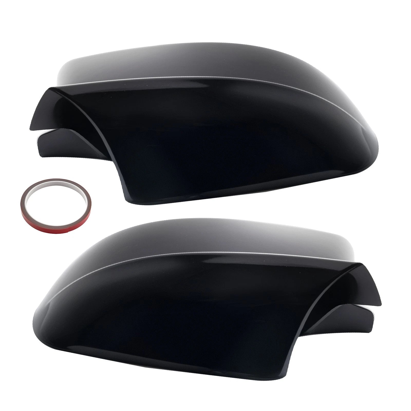 Set of 2 Mirror Covers for Dodge Charger Chrysler 300 (2011–2023) Black ABS