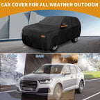 Car Cover Waterproof All Weather for Chevrolet Tahoe (2015–2023) 190T-PU Zipper