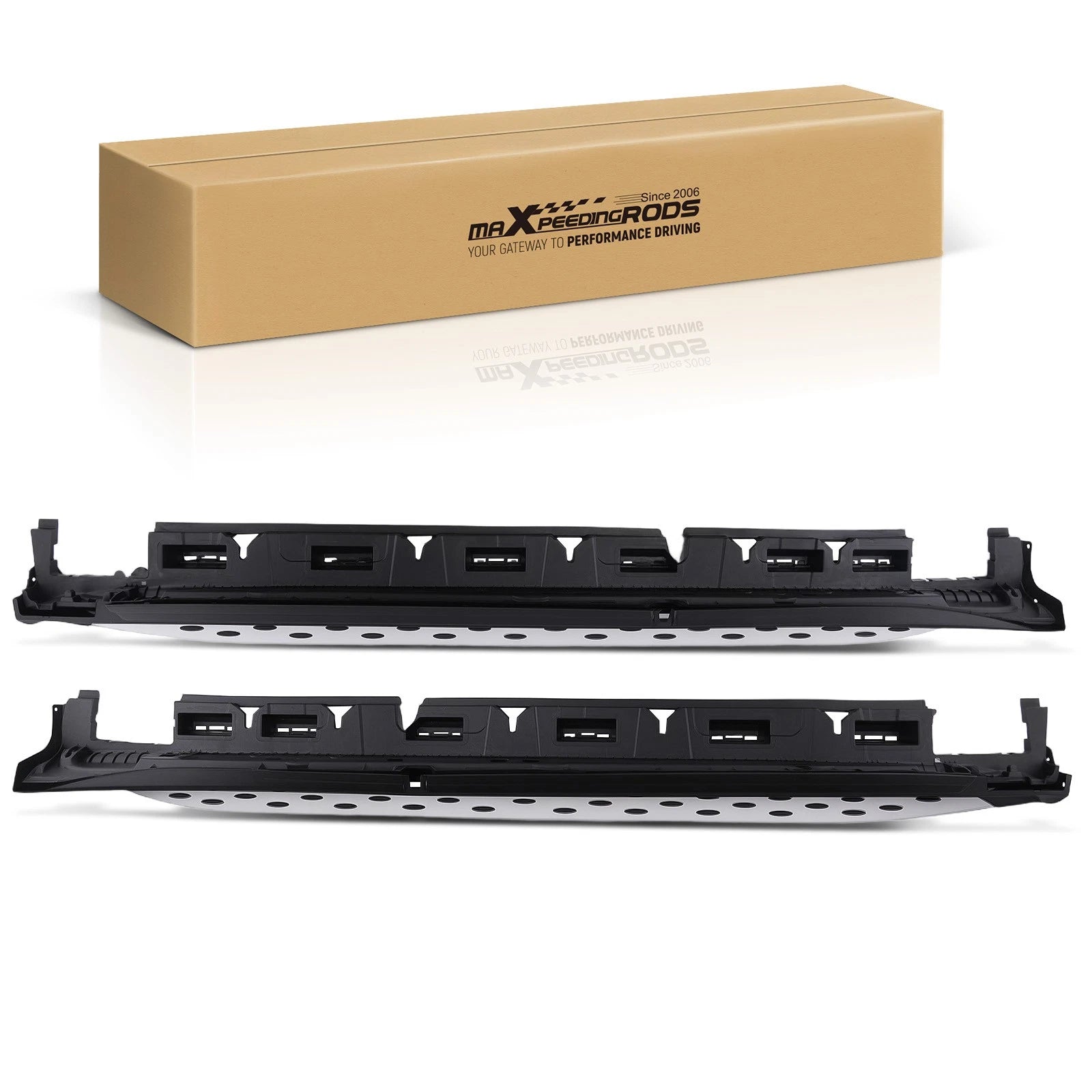Black Running Board Side Step for Mercedes-Benz GL GLS Class X166 (2013–2018)