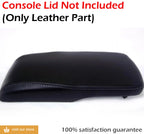 Center Console Armrest Cover for Toyota Avalon (2013–2018) Black PU Leather