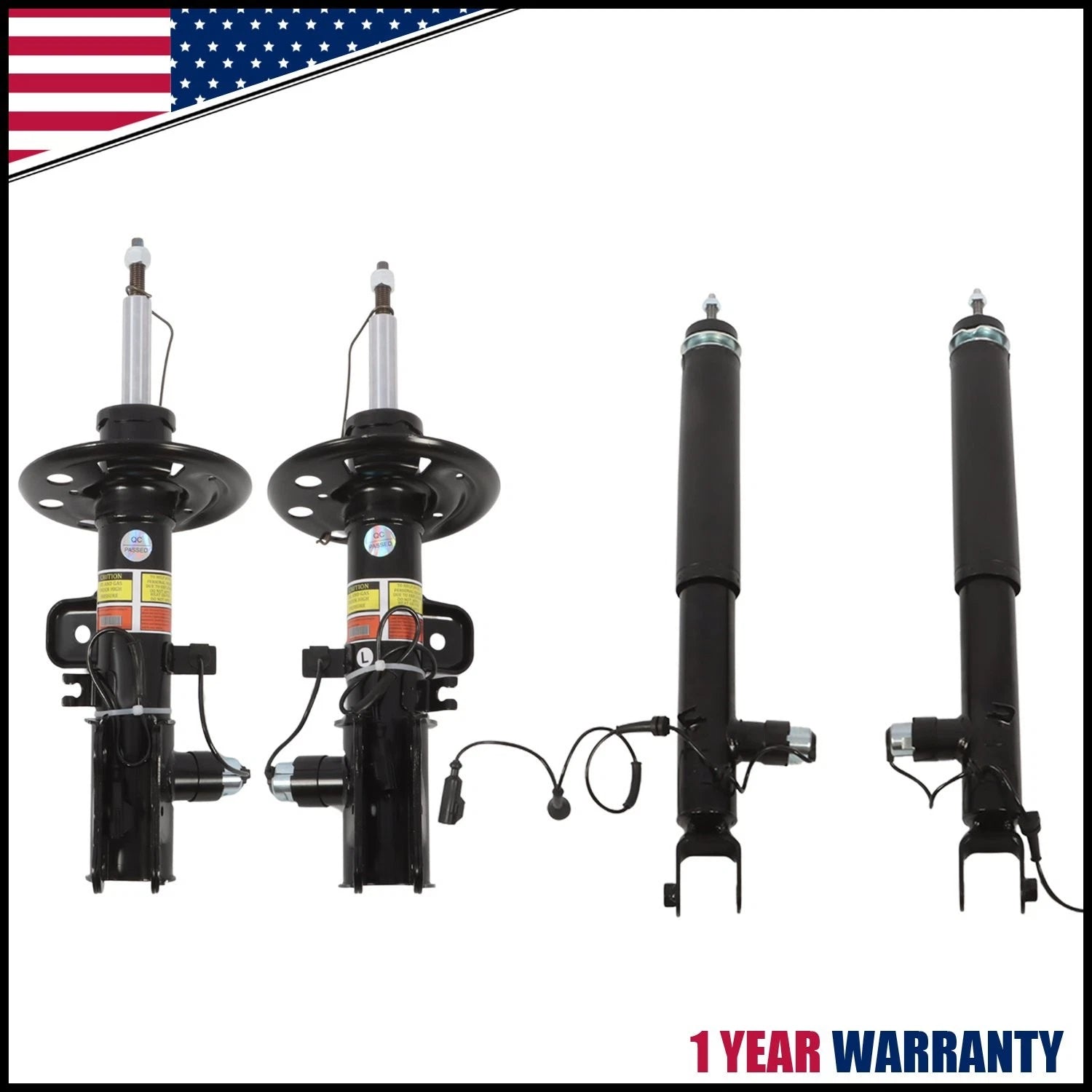 Set of 4 Shock Struts Assys w/Electronic for Lincoln MKS (2009–2016) DA5Z-18125-F