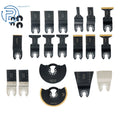 23PCS Oscillating Tool Blades for Metal Cutting (Titanium Steel)