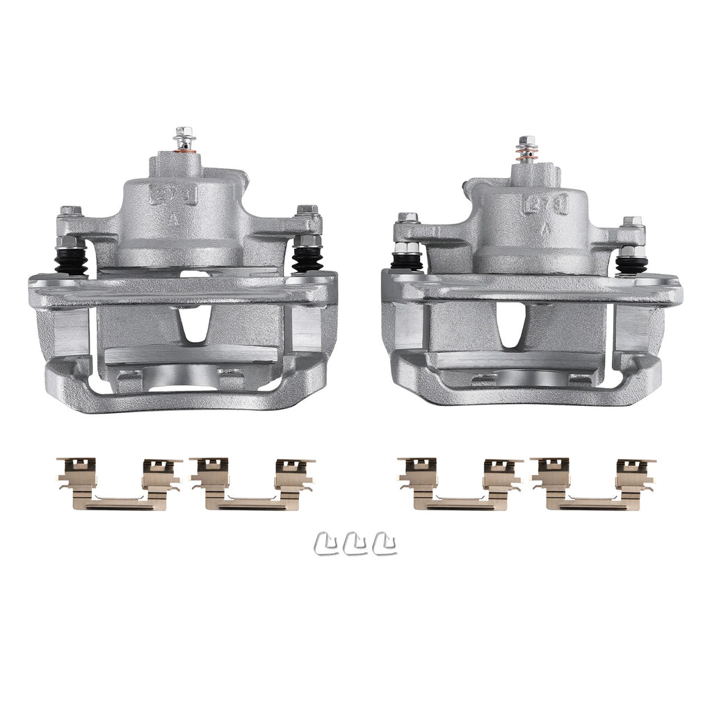 2X Front Disc Brake Calipers w/ Bracket for Toyota Sienna (2004–2010) 19-B2714