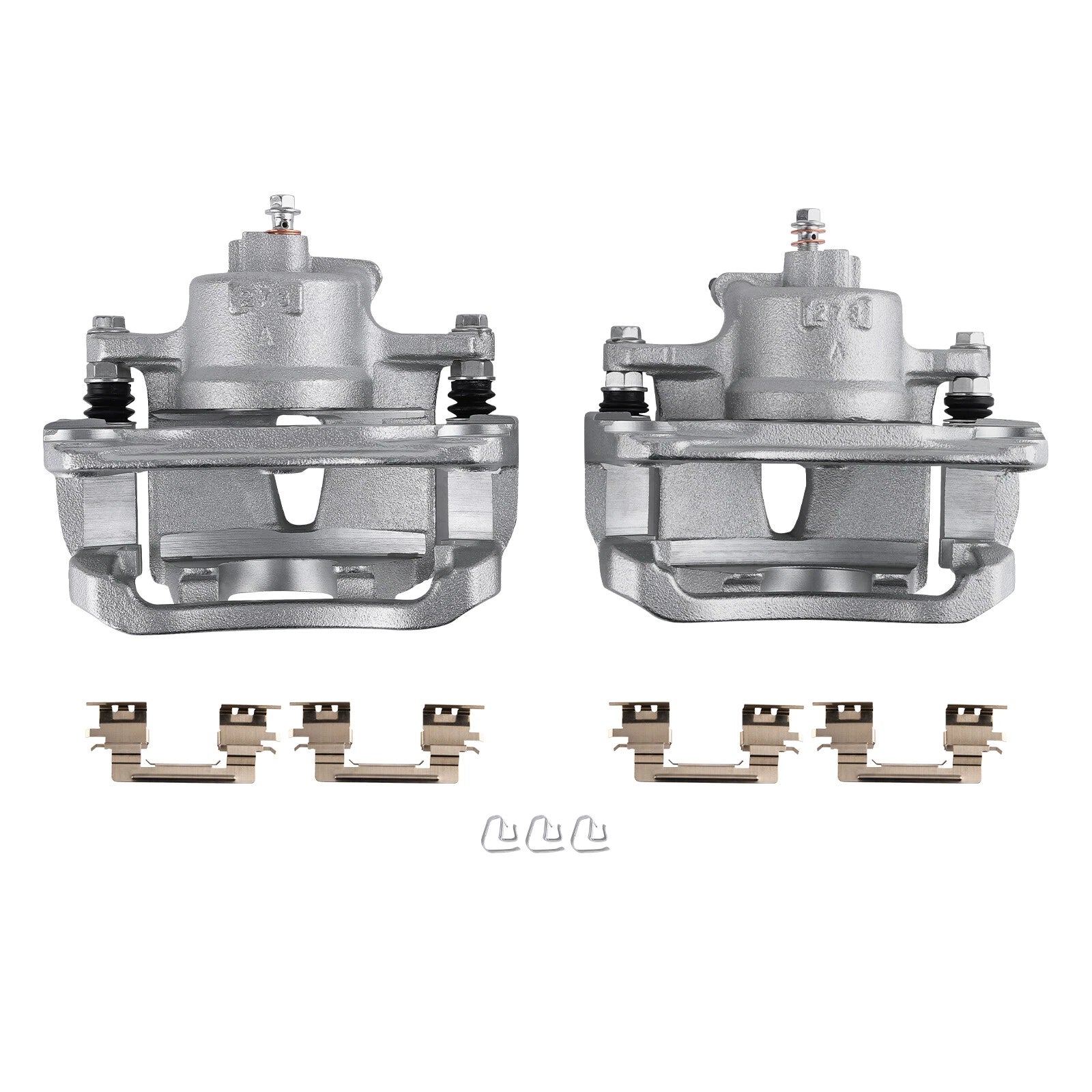 2X Front Disc Brake Calipers w/ Bracket for Toyota Sienna (2004–2010) 19-B2714