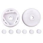 Replacement Headlight Motor Gear Kit for Corvette (1988–1996) 2 Gears 6 Bushings