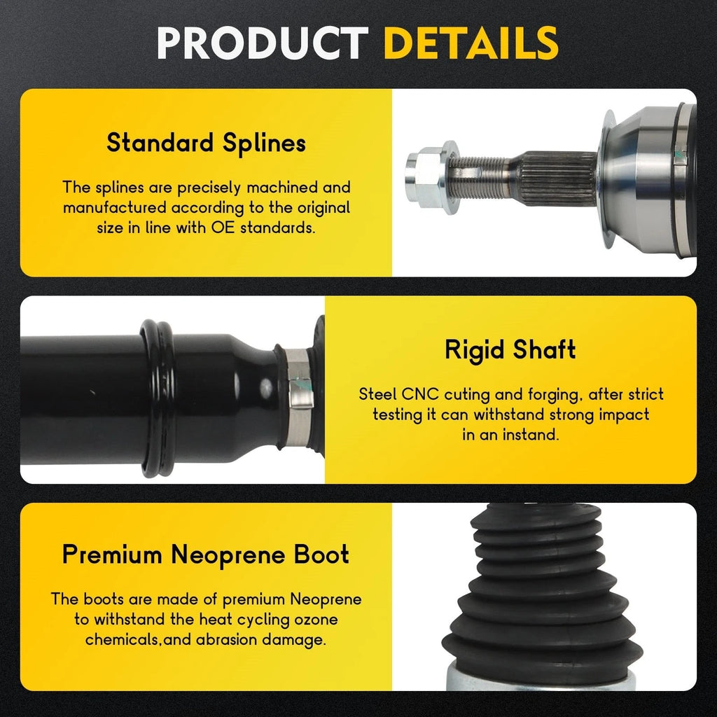 CV Axle Shaft Assembly for Chevrolet Camaro (2016–2023) Rear LH