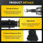 CV Axle Shaft Assembly for Chevrolet Camaro (2016–2023) Rear LH