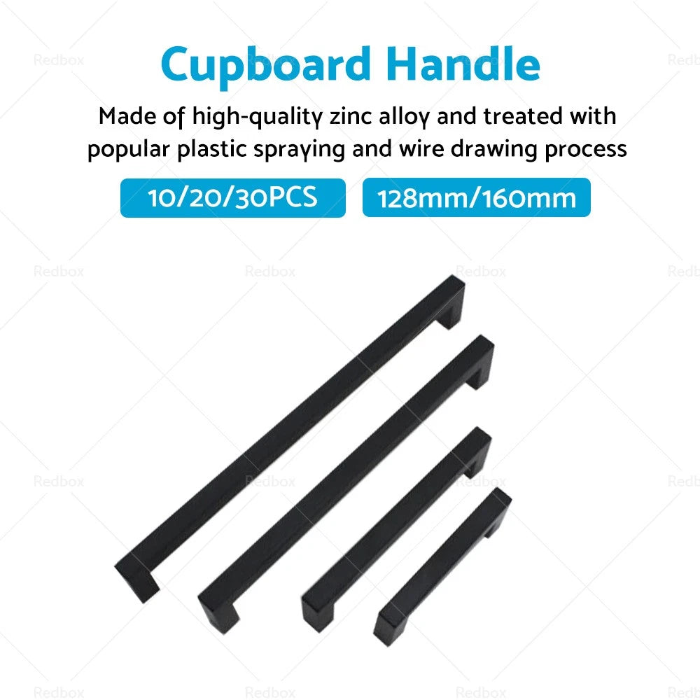 Square Stainless Steel Cabinet Handles Pulls 160mm for