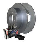 Rear Brake Kit 262mm Rotors Bosch Ceramic Pad for Chrysler Dodge Jeep Mitsubishi