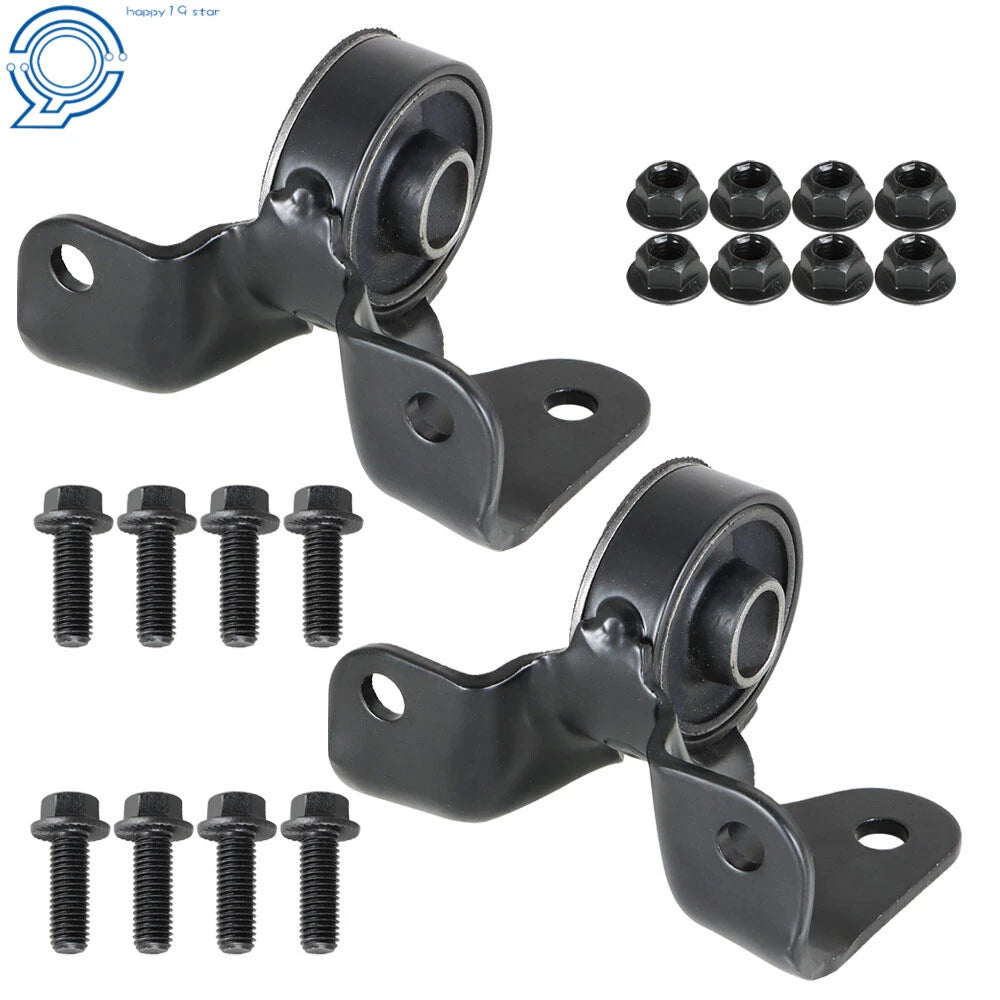 Set of 2 Steel Torsion Bar Crossmember Mounts for Chevy Silverado GMC (1999–2007)
