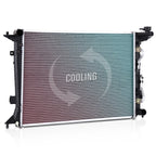 Aluminum Cooling Radiator DPI-13467 for Genesis Coupe 3.8L (2013–2016)