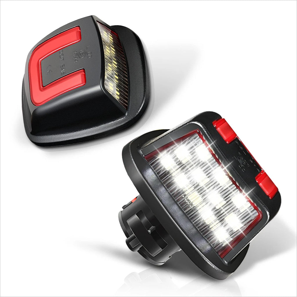 2X LED License Plate Lights for Chevy GMC C/K Pickup Suburban (1988–2000)