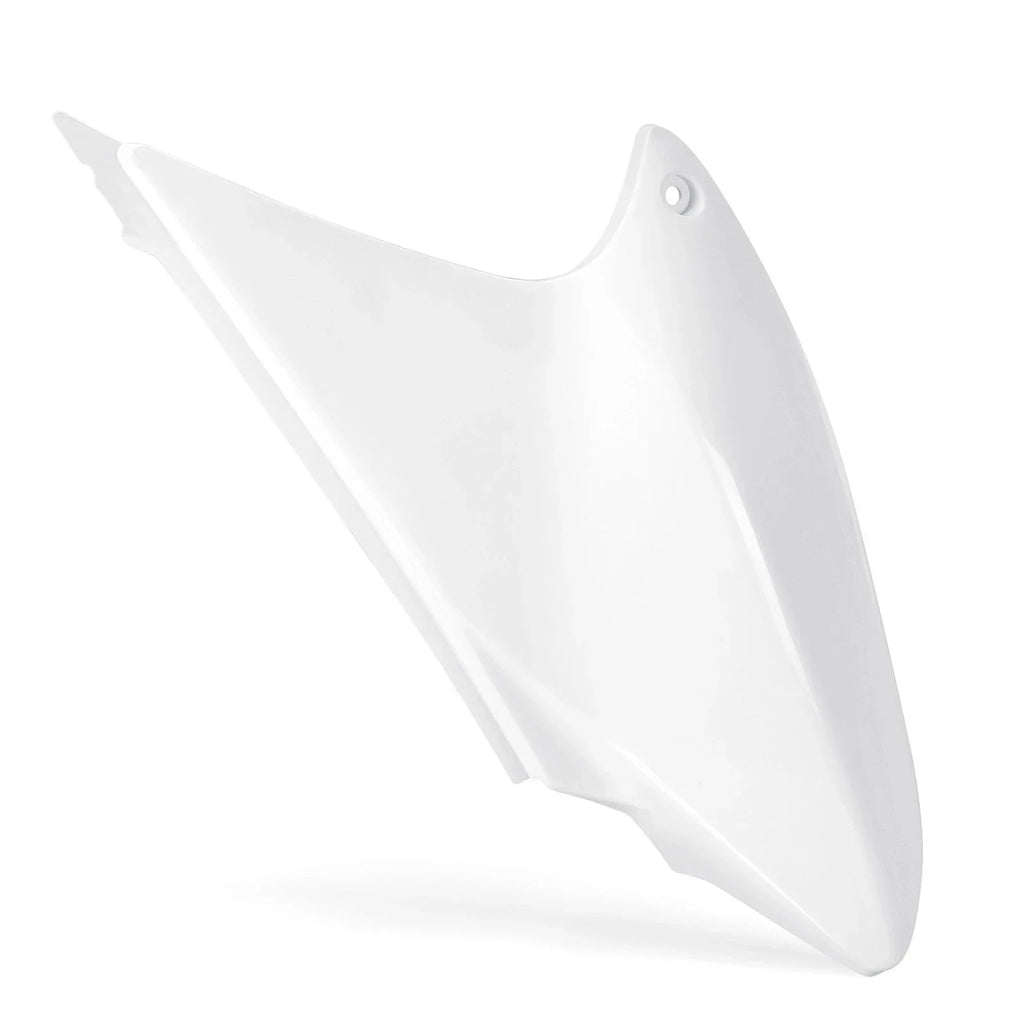 White Right Side Number Plate Cover for Honda CRF230F (2004–2009)