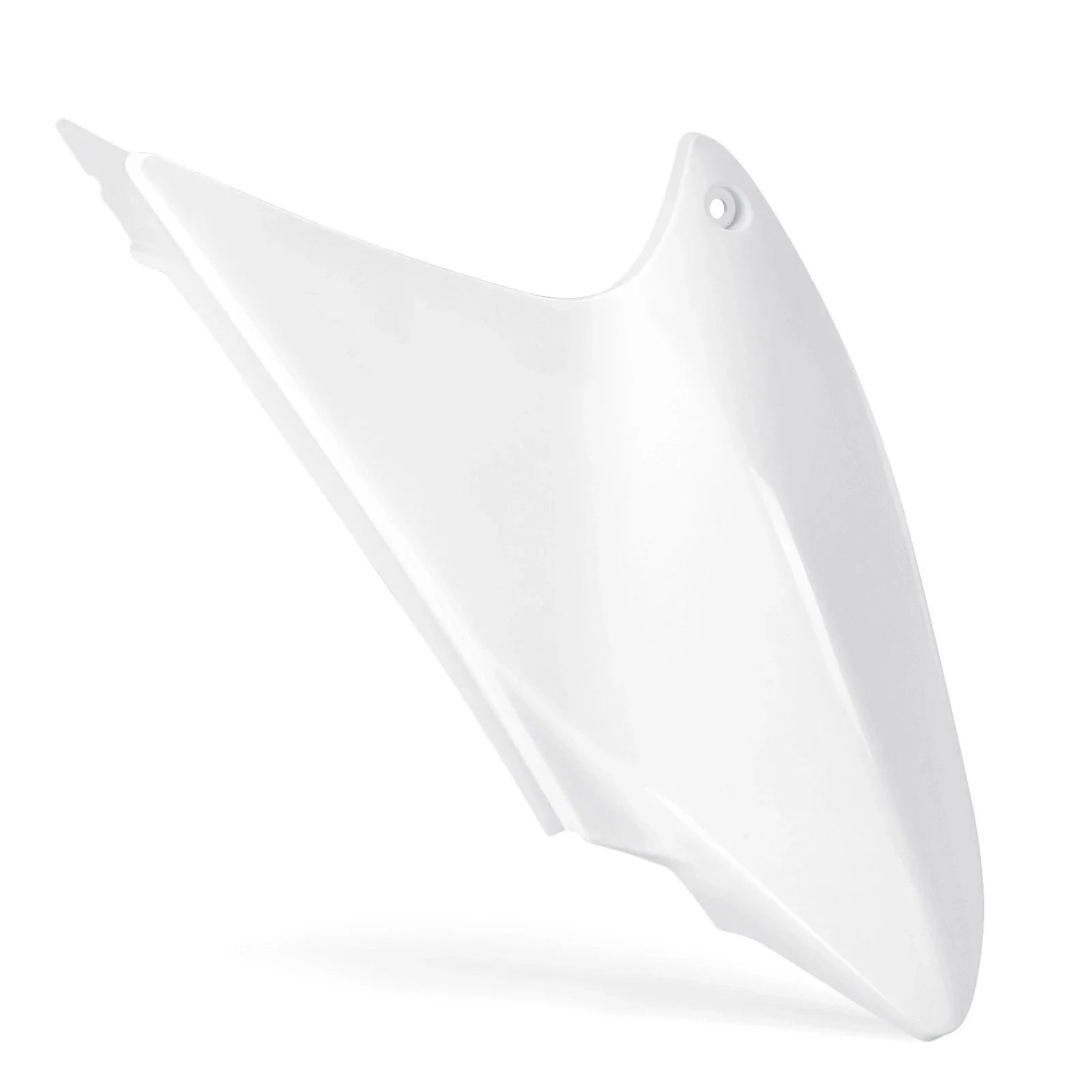 White Right Side Number Plate Cover for Honda CRF230F (2004–2009)