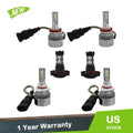 2X LED Headlight + Fog Light Set for GMC Sierra 1500 2500 3500 (2007–2013)