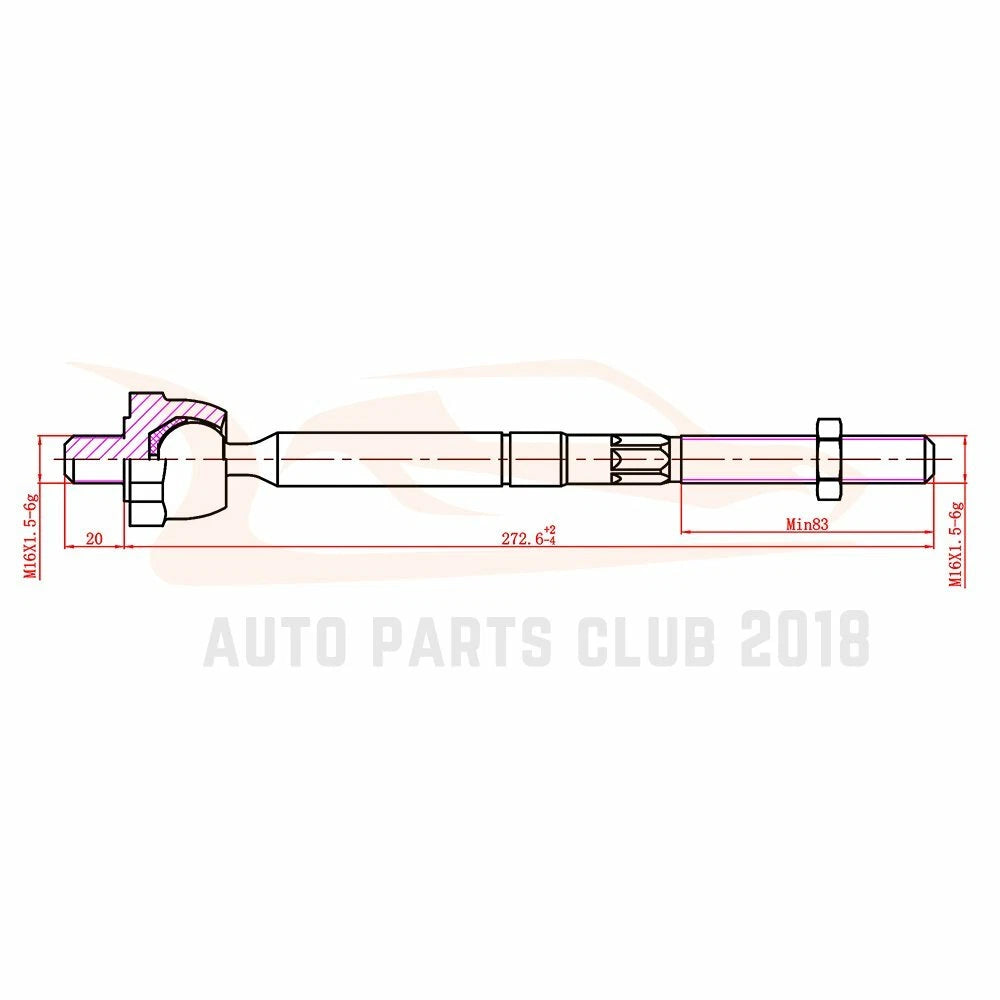 Set of 10 Control Arm Tie Rod Ends for Chrysler Aspen (2007–2009)