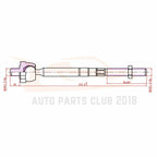 Set of 10 Control Arm Tie Rod Ends for Chrysler Aspen (2007–2009)