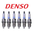 Set of 6 Double Platinum Spark Plugs for BMW Dodge Ford Honda Jeep Mazda
