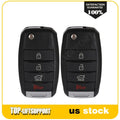 2 Smart Remote Car Key Fobs for Kia Rio (2014–2017)