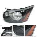 Headlight Halogen Black Housing Clear Left for Ford Transit 150 250 (2015–2021)